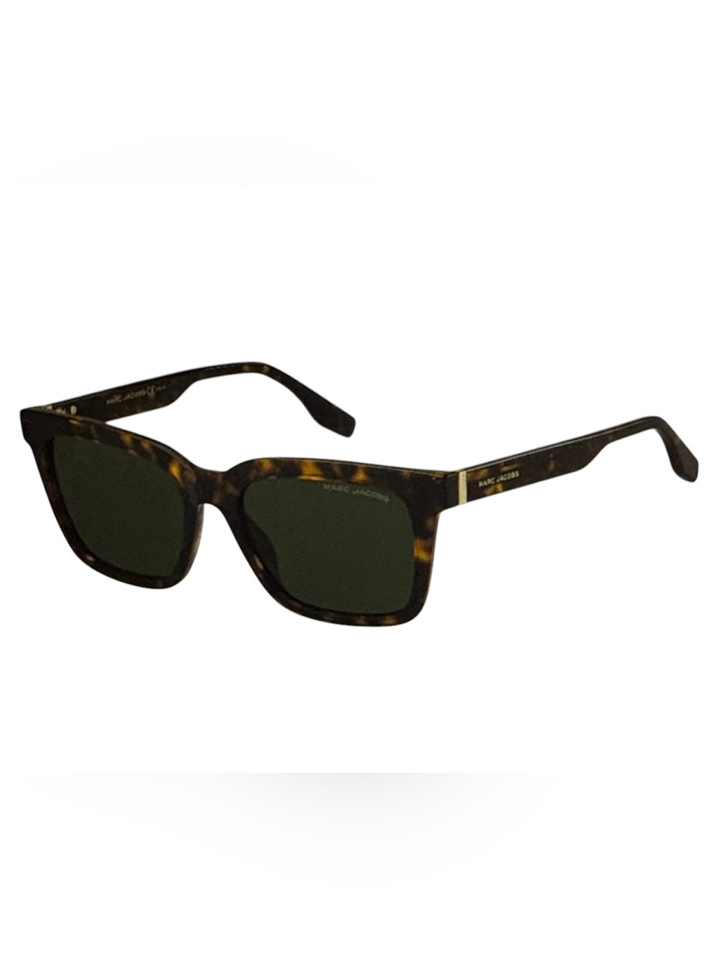 Marc Jacobs Glossy Tortoise Rectangle Sunglasses New In Case